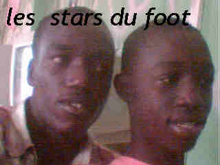les deux stars du foot